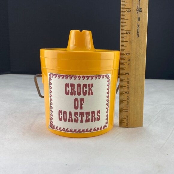 Vintage Ritepoint Crock of Coasters - Picture 12 of 12